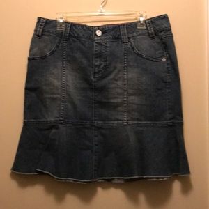 DKNY denim blue skirt